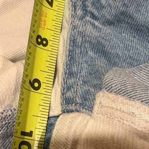 PacSun Patch Denim Mom Shorts Women's Sz 23 - Picture 8 of 9